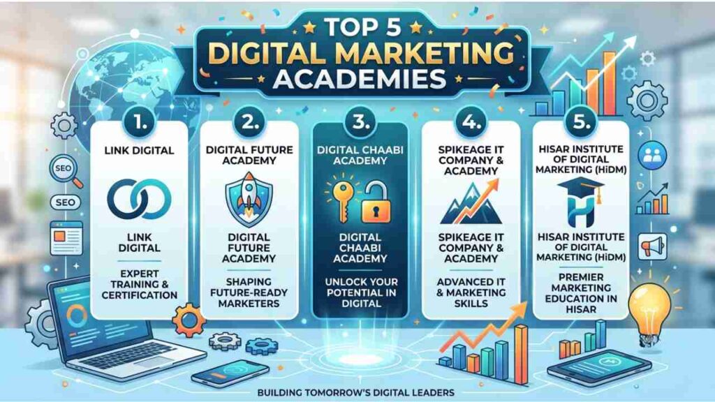 The Ultimate Guide: Top 5 Academies for DIGITAL MARKETING in Bhiwani